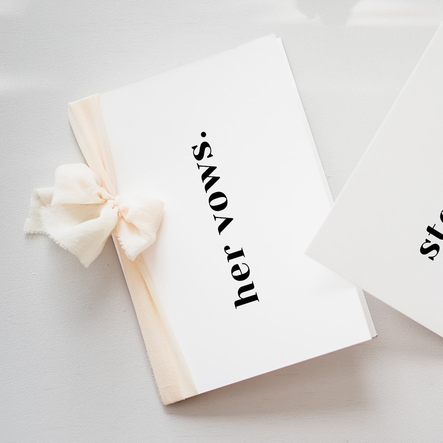 Bride Wedding Vows Card, BOLD LOVE