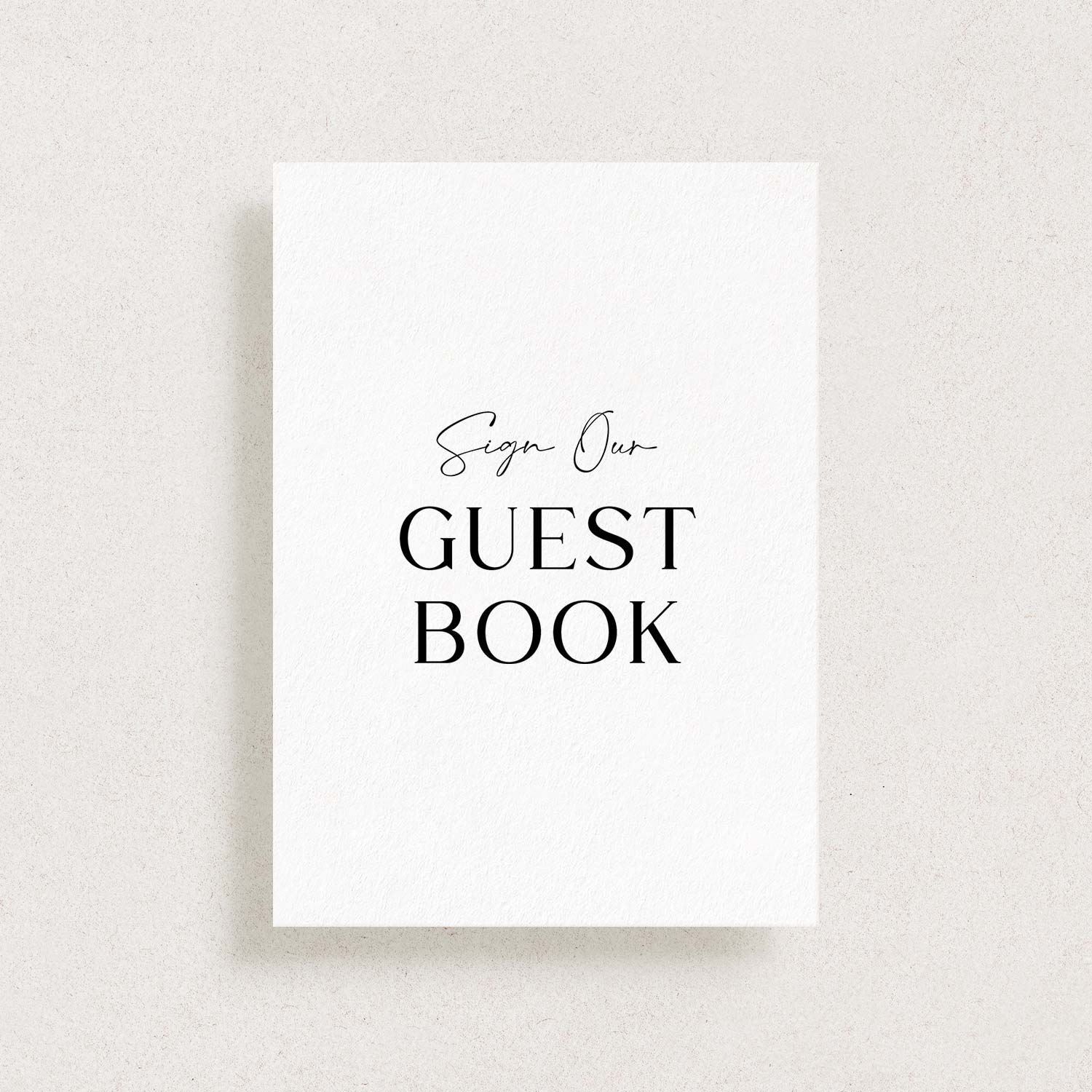 Printable Wedding Guest Book Sign, BELOVED