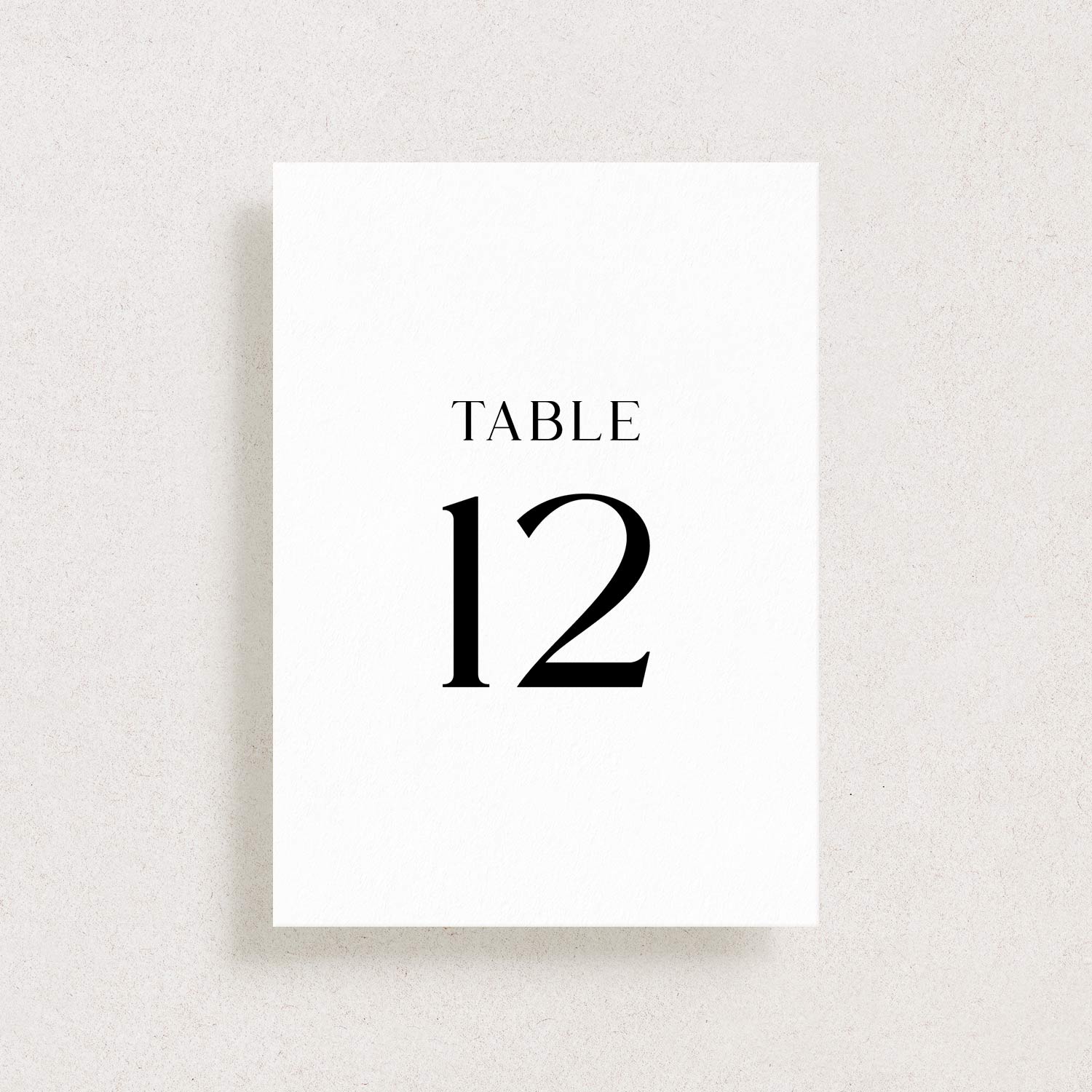 Table Numbers Set, BELOVED